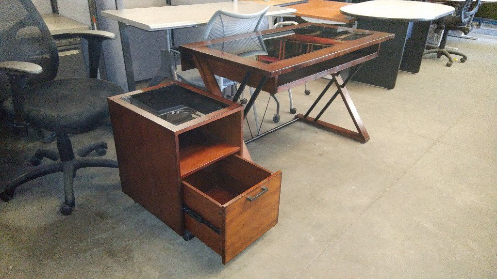 Desk with Matching File Phoenix Furniture for Sale Offered