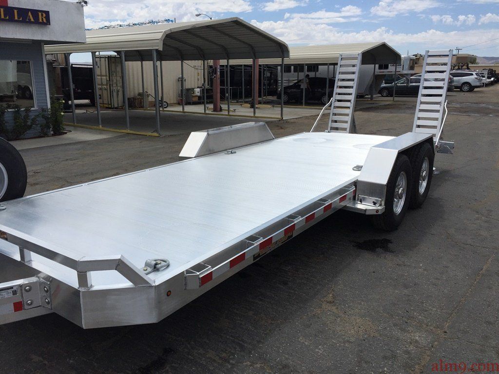 ALUMINUM EQUIPMENT TRAILER, HEAVY DUTY UTILITY TRAILER GVWR 14,000 lbs ...