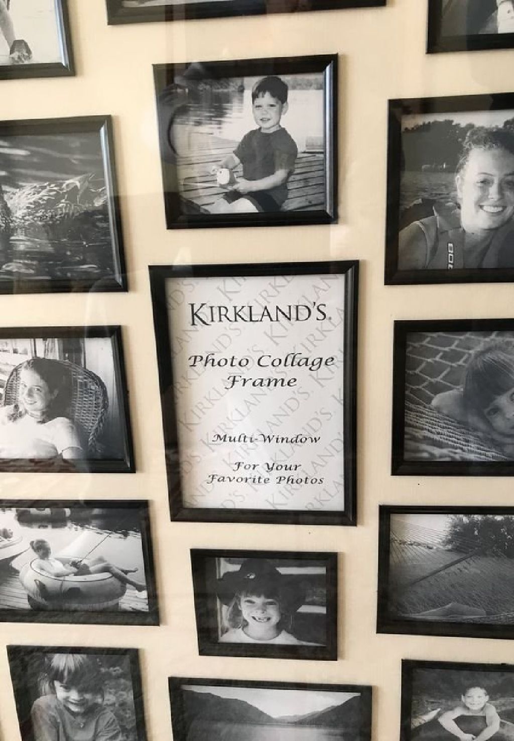 KIRKLAND'S LARGE PHOTO COLLAGE FRAME