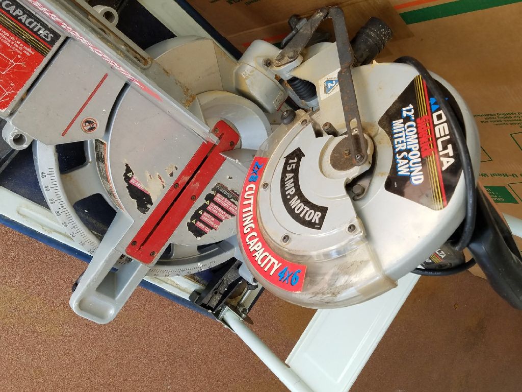 DELTA 12" compound miter saw The Villages Tools for Sale Offered
