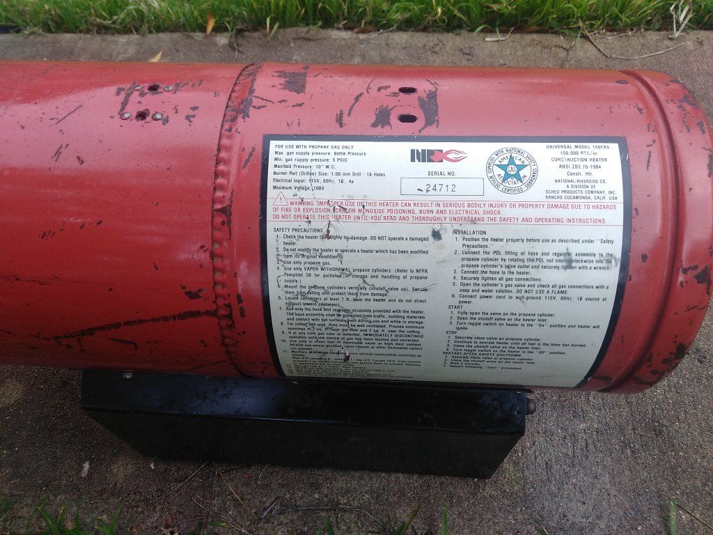 Universal Propane Heater