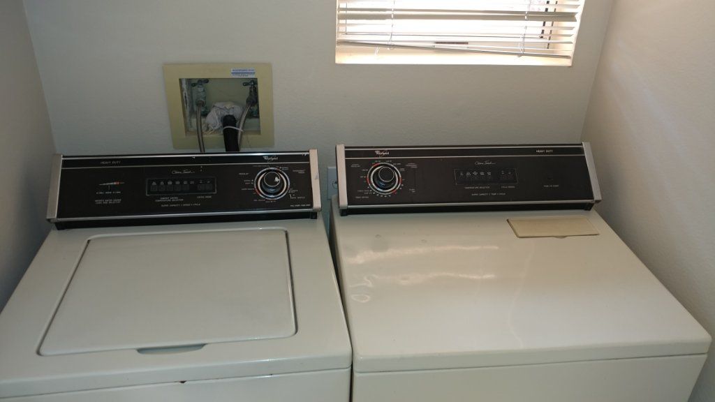 FREE WHIRLPOOL WASHER & GAS DRYER OLDER MODEL BUT BOTH WORK GREAT