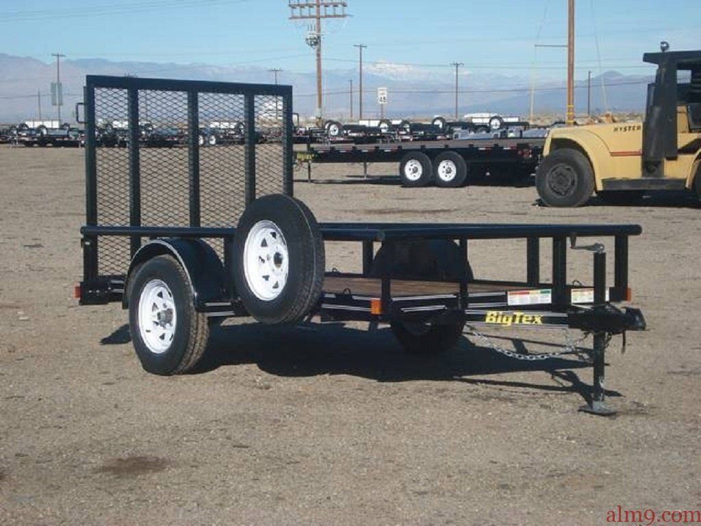 12ft Single Axle Utility Trailer, Big Tex Trailer 30SA12