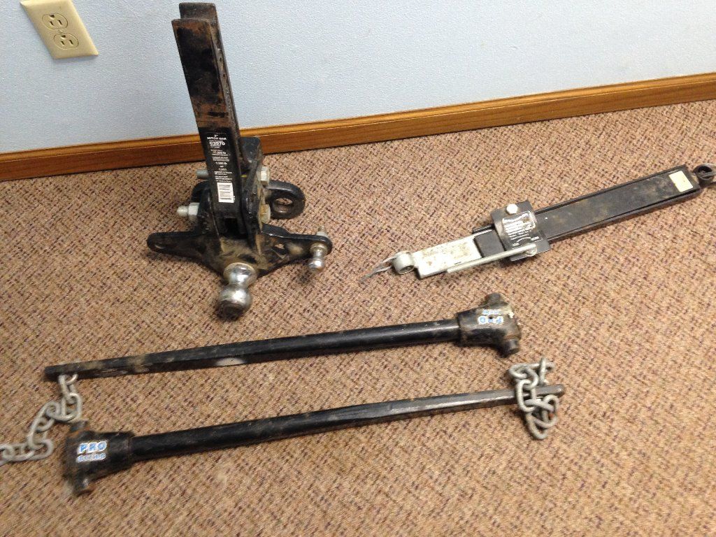 Trailer hitch and sway bars