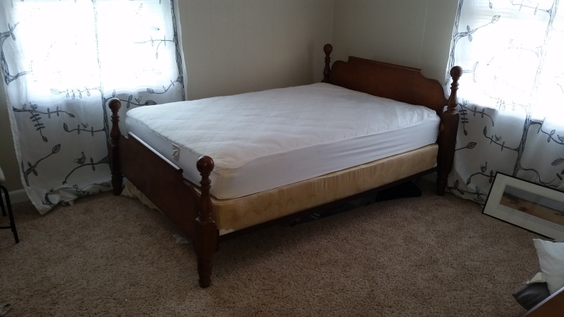 Moving Sale: Serta Full Size Mattress, Frame w/ Headboard and 