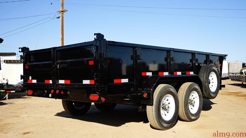 7x12 Heavy Duty Dump Trailer GVWR 14,000 Lbs, Big Tex Dump Trailer 14LX ...