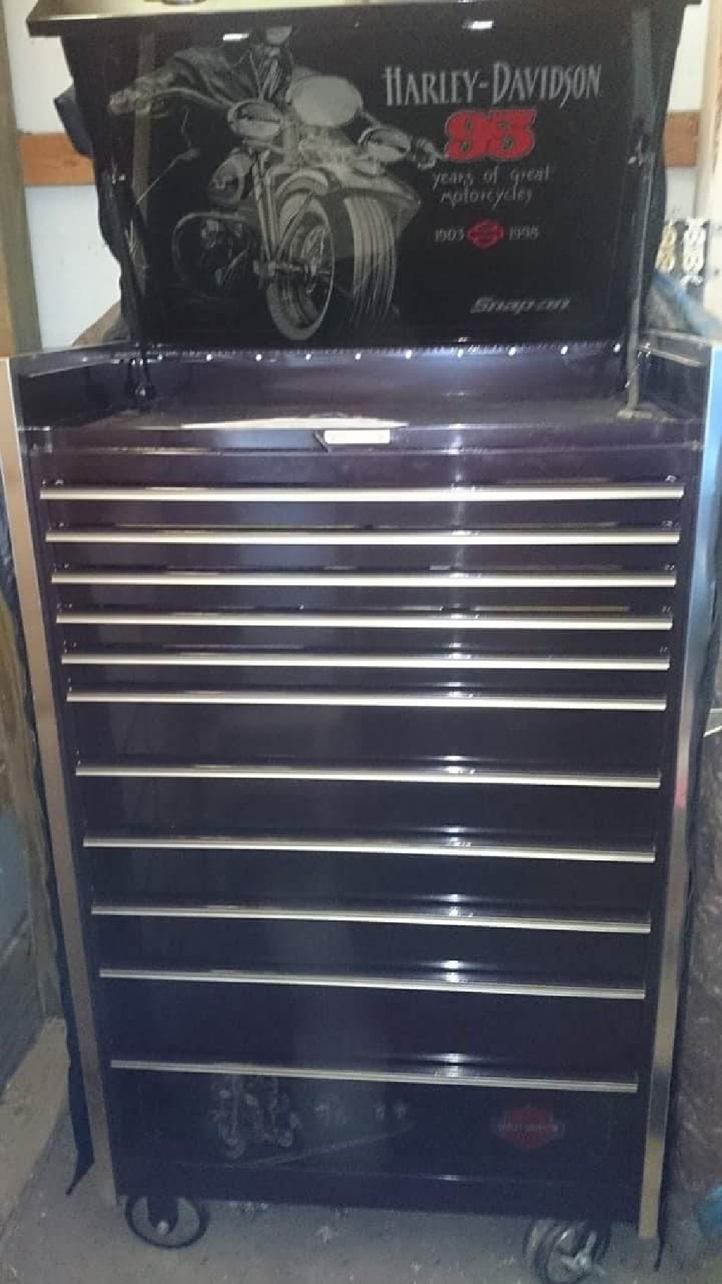 Snap on Limited edition 95th Anniversary Harley Davidson mac tool sets