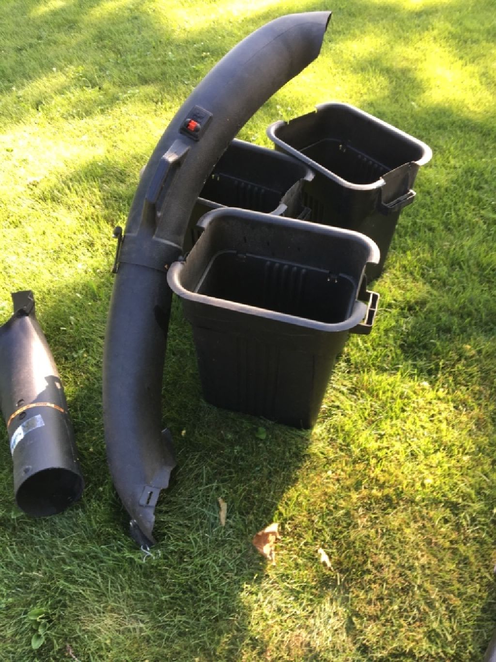 Craftsman riding lawnmower Grass & Leaf Bagger