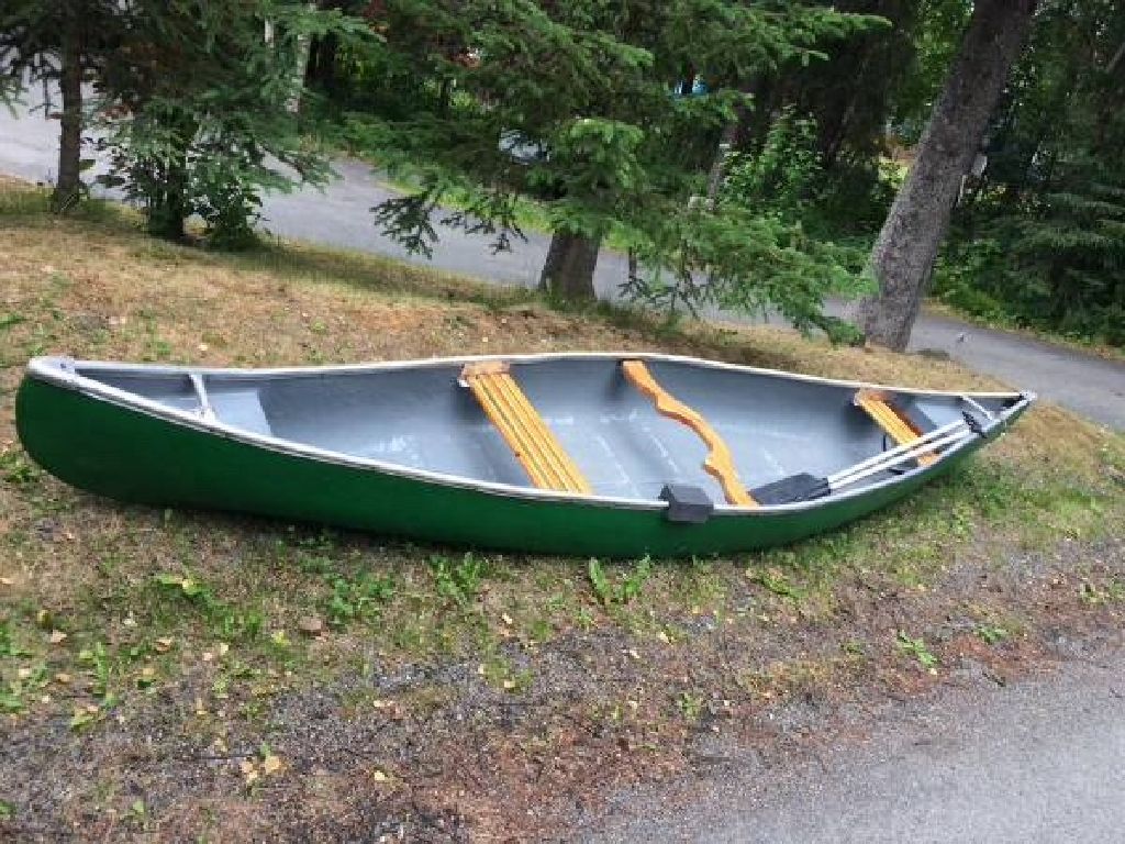 Fiberglass Canoe - Seattle Sporting Goods For Sale Offered - Claz.org