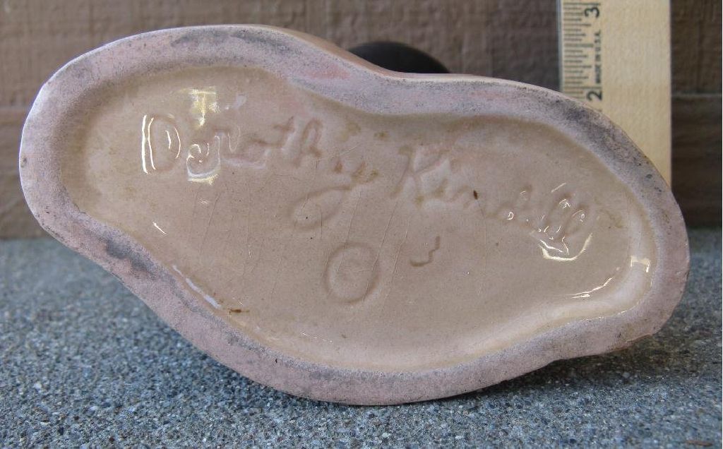 Vintage Head Vase by Dorothy Kindell Black Lady *