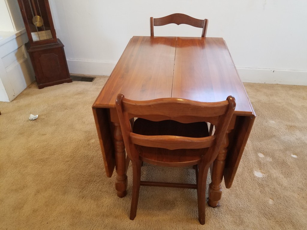 solid maple dining room chairs