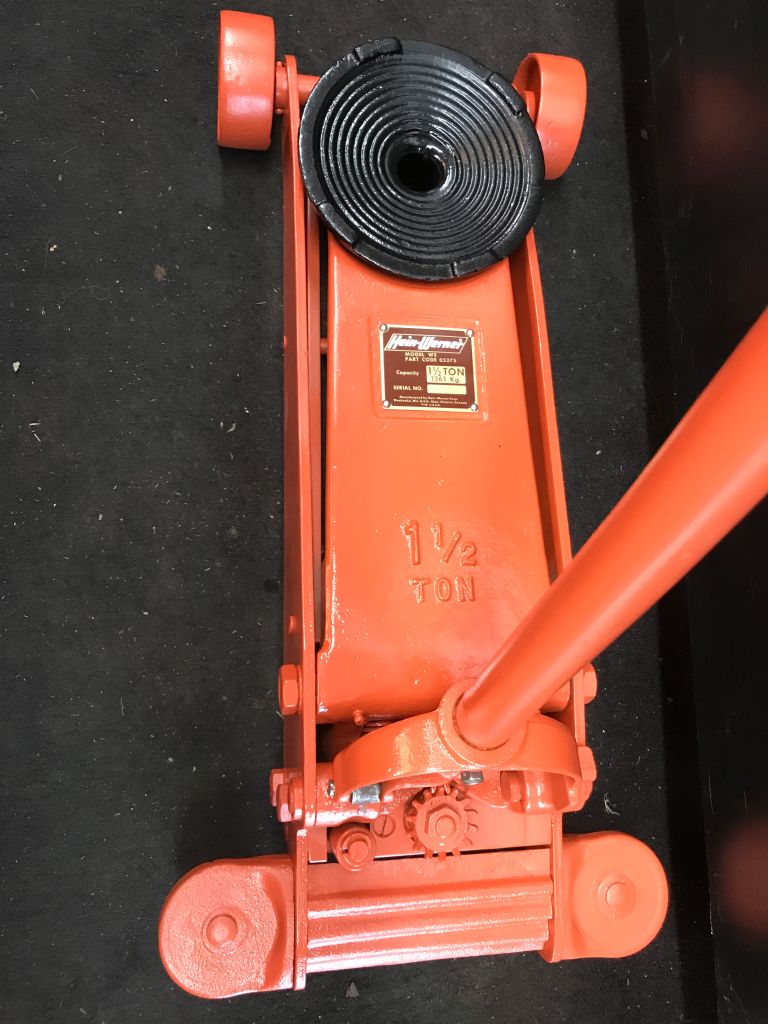 Hein Werner vintage floor jack Depew Tools for Sale Offered