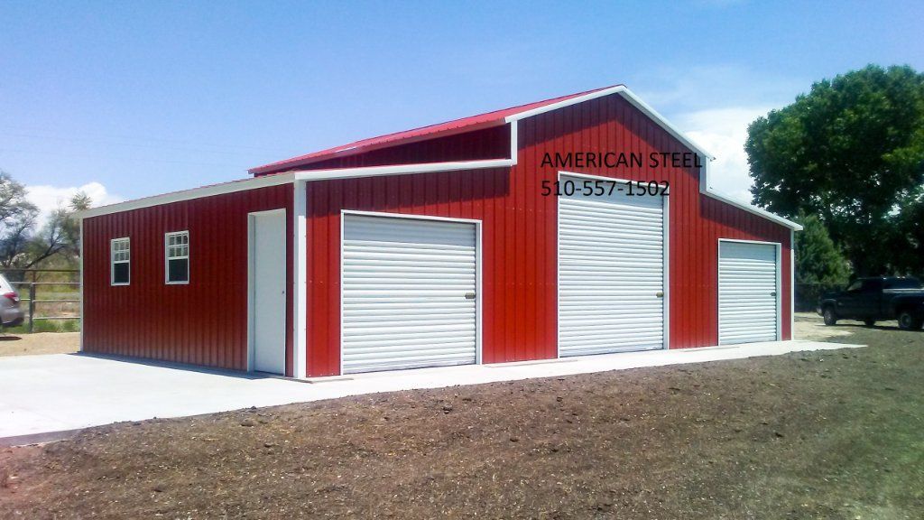 American Steel Metal Building Shops Garages Barns RV Boat & Car Covers