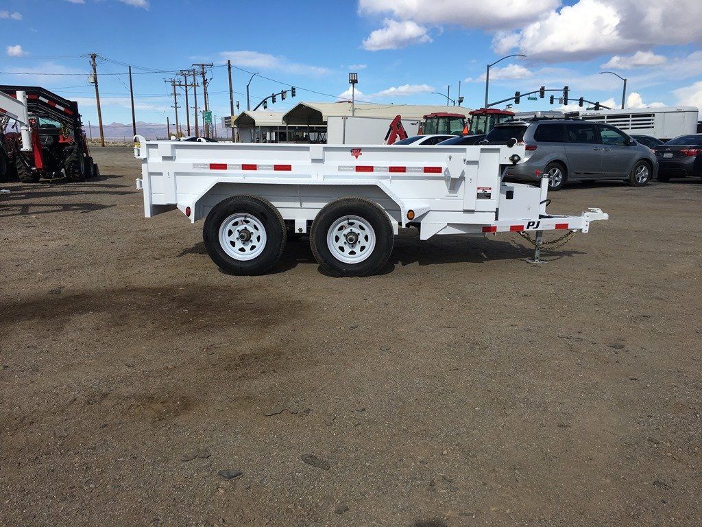 5x10 Tandem Axle Dump Trailer, GVWR 9,899 lbs, PJ Dump Trailer D5102-H