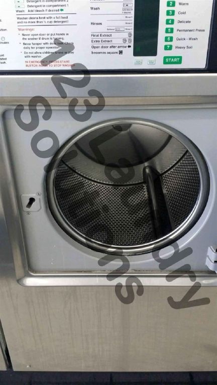 Good Condition Wascomat Front Load Washer W125 ES 220v 60Hz 3PH USED