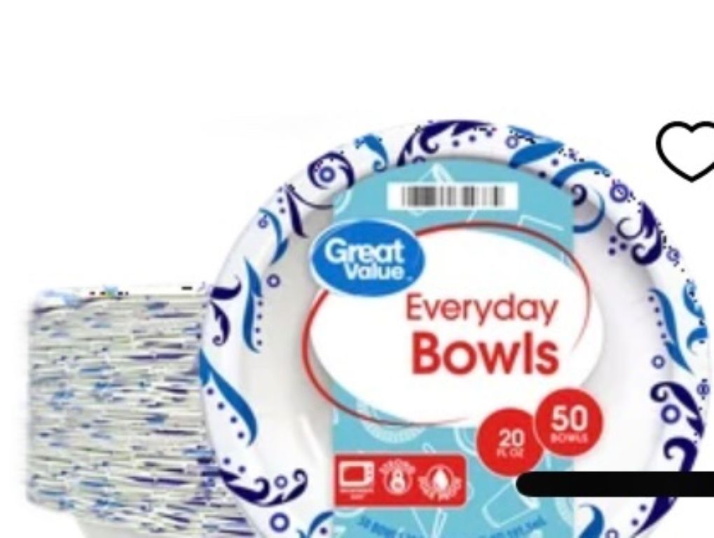 New!  100 Ct. Paper Plates!  Layaway!