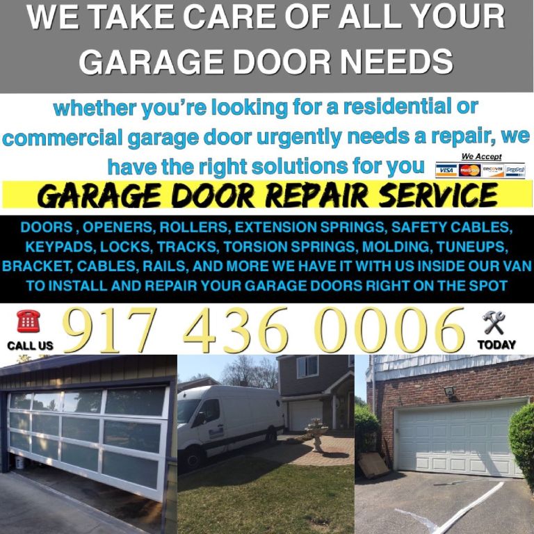 REPAIR AND INSTALL GARAGE DOORS ALL OVER NEW YORK AND LONG ISLAND