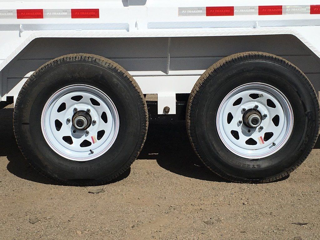5x10 Tandem Axle Dump Trailer, GVWR 9,899 lbs, PJ Dump Trailer D5102-H