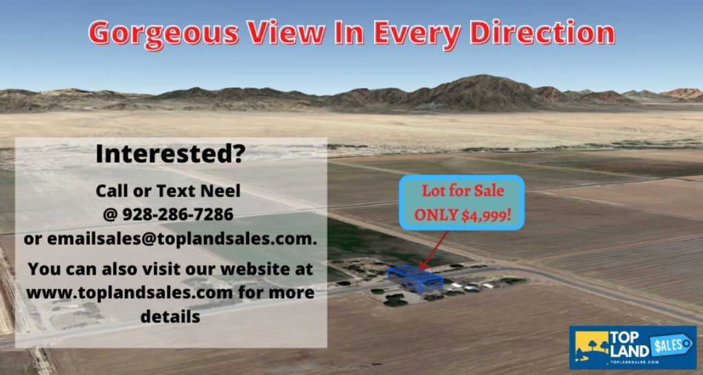 0.26-acre residential lot near the farmland flats in Blythe, CA!