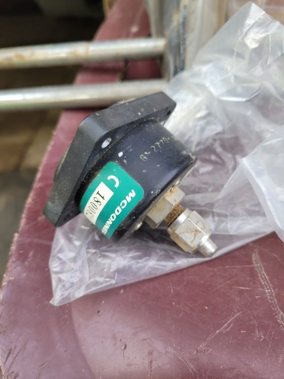 3 Aircraft AIRPLANE Pressure GLASSCO 3 GAUGES PSI AVIATION MCDONNELL