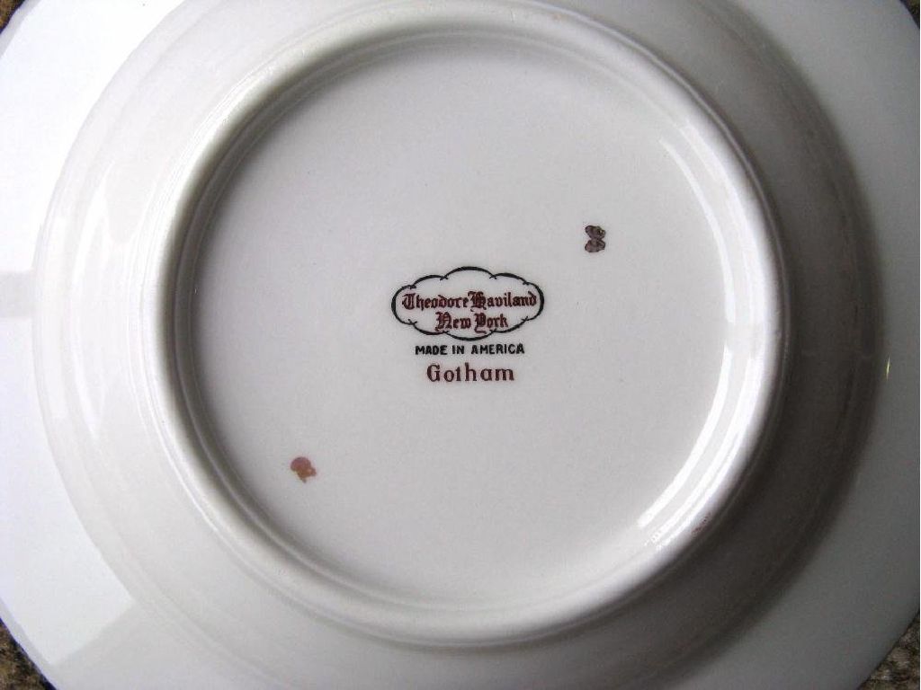 * ~ ~ ~ Haviland ~ GOTHAM ~ Rimmed Soup Bowl ~ ~ ~ *