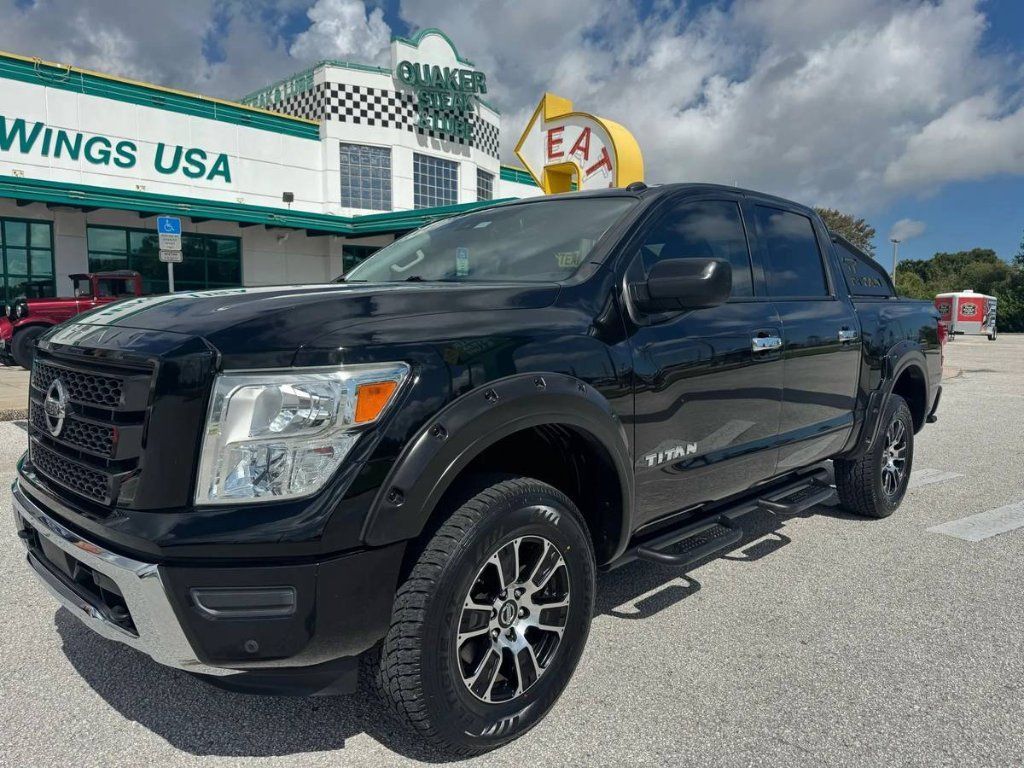2021 Nissan Titan Crew Cab Pickup Truck ~ 4X4 ~ 1-Owner ~ Like New ~ 4 New Tires ~ 727-358-0101