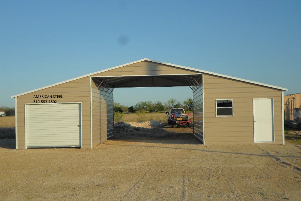 AMERICAN STEEL ALL METAL SHOP'S GARAGE'S RV BOAT & CAR COVER'S
