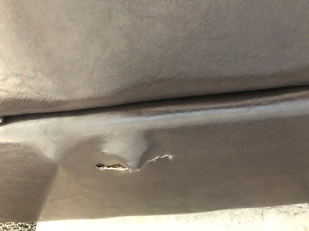 Storage Ottoman- Brown