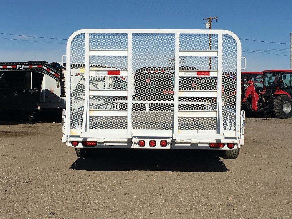 7x22 Utility Trailer, Tractor Hauler, PJ Utility Trailers UL222