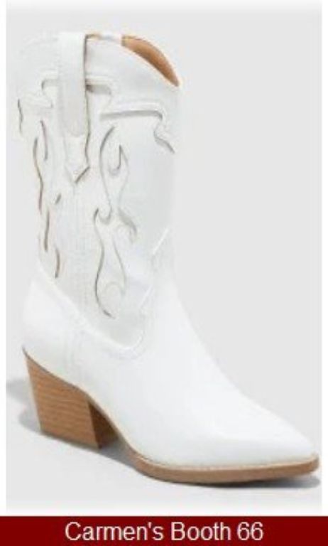 NEW COWGIRL WESTERN BOOTS RED SIZE 6  7 AND 10 more  T W Flea Market