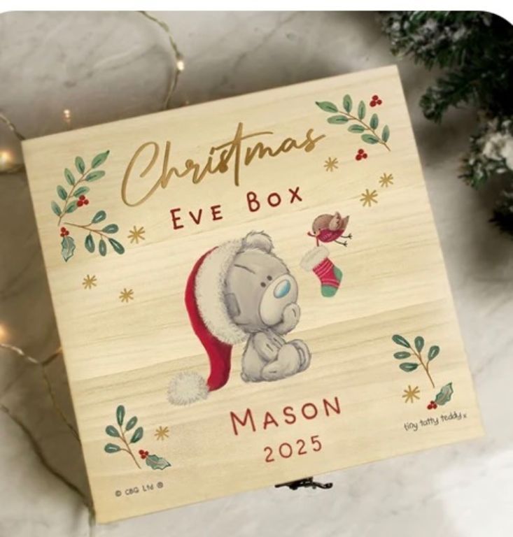 New!  Personalized Christmas Keepsake Boxes!  Layaway!