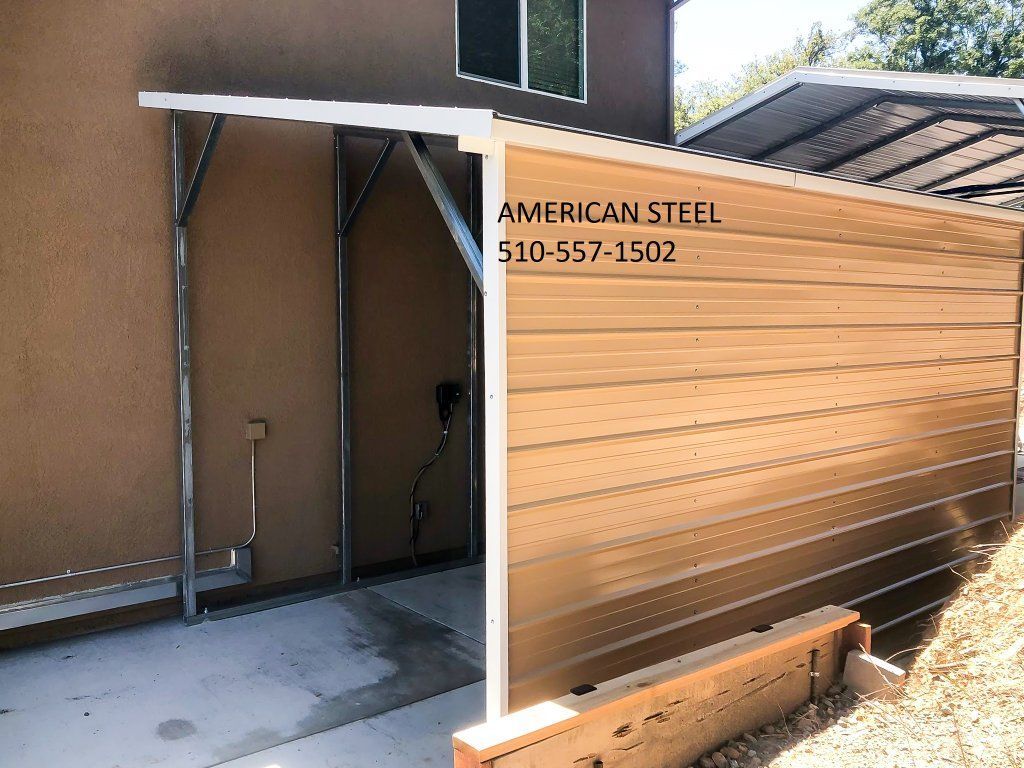 AMERICAN STEEL ALL METAL SHOP'S GARAGE'S RV BOAT & CAR COVER'S