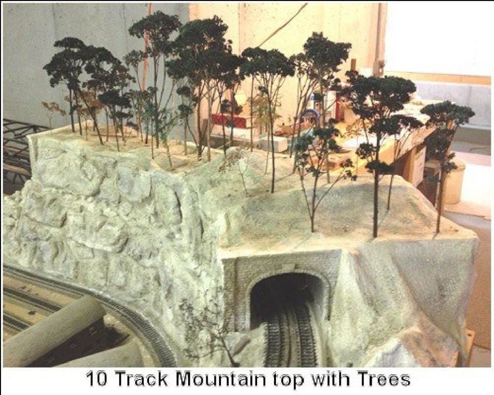 HO MODEL RAILROAD TREES
