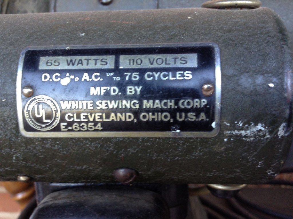 White Rotory Sewing Machine -Antique.