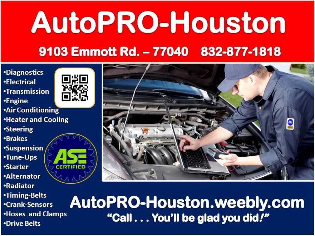 Competitive Prices | Guaranteed Repairs | AutoPRO-Houston