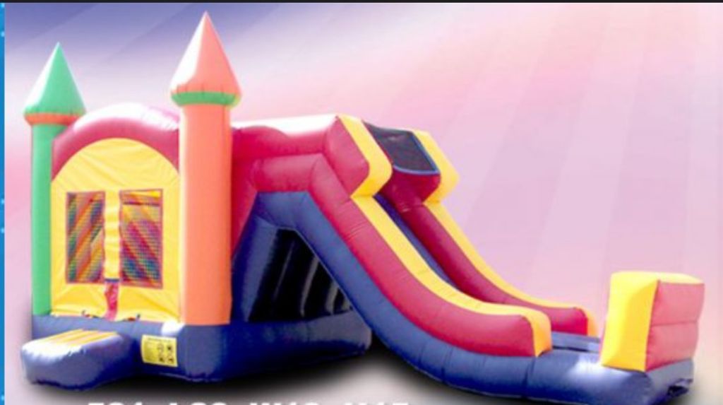 Jumpers combo jumpers w/high climb huge slide basketball hoop