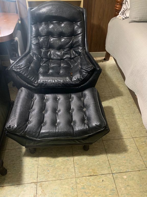 Black Sofa set Vintage