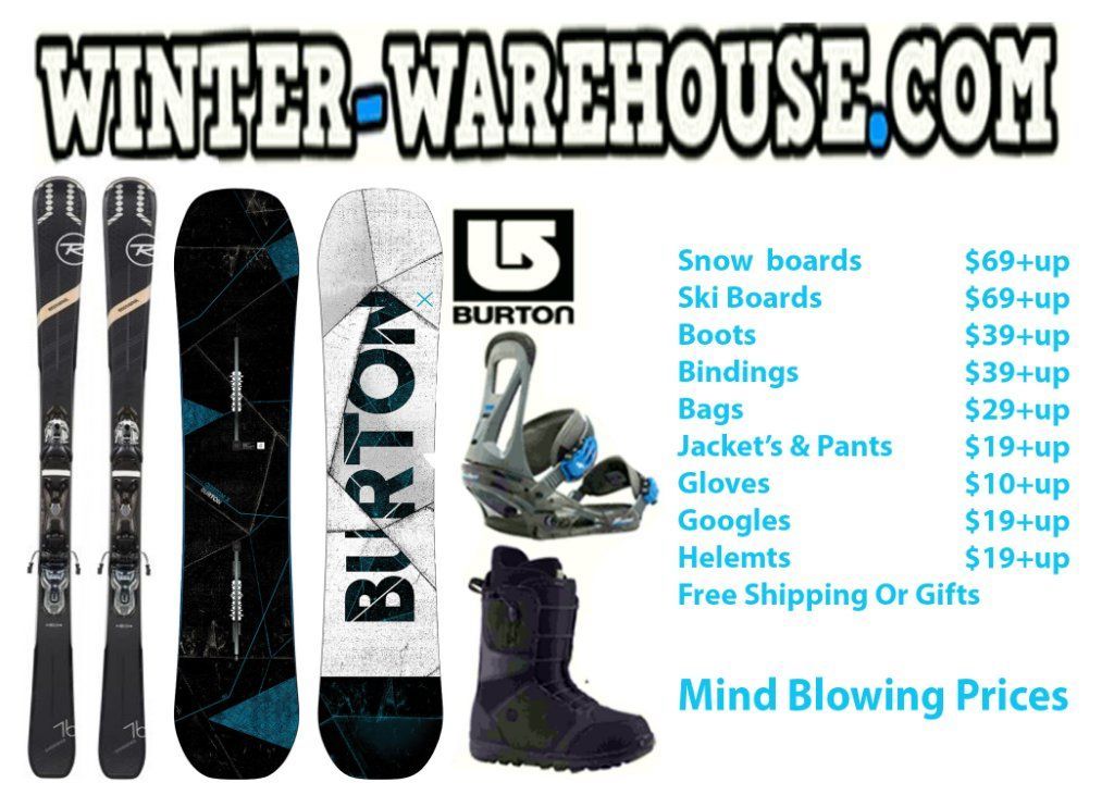 Sale on Snowboard,Skis,Bindings & Boots