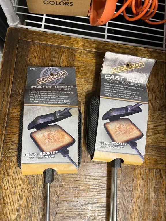2 Camp Cookers - Cast Iron with long handles ($10 ea)