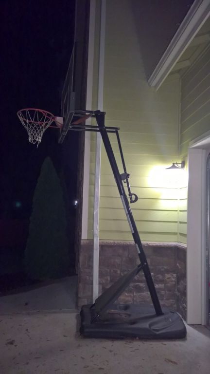 NBA 54" Acrylic Portable Basketball Hoop