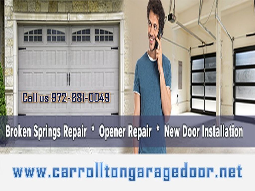 Call us (972-881-0049) today for Residential Garage Door Installation Carrollton
