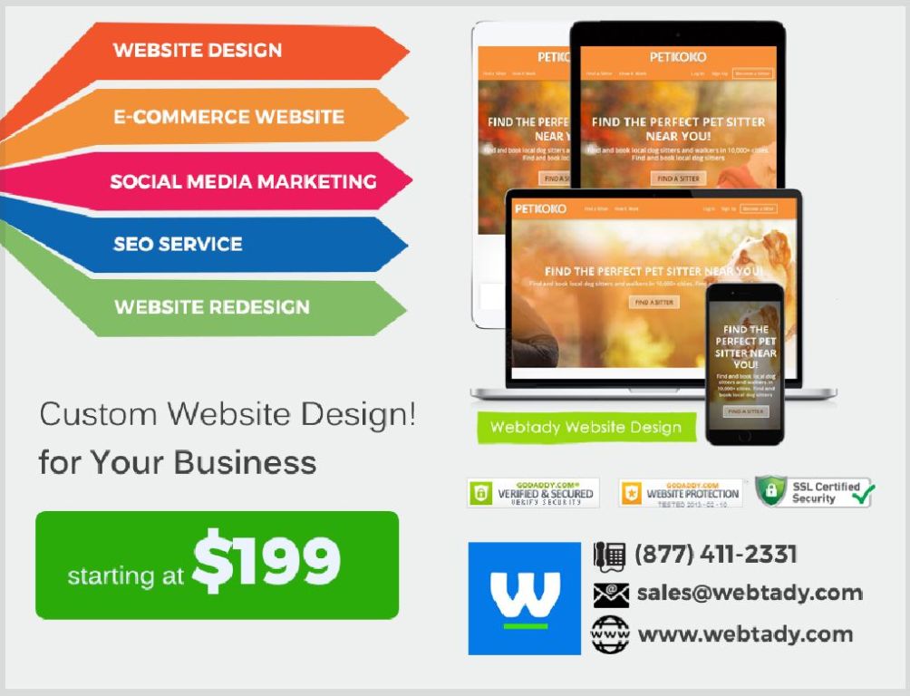 High Quality Professional Website Design $199 5 Star Customer Review