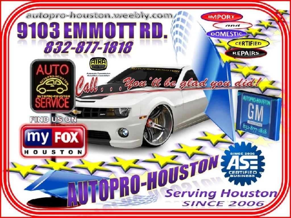 Specialized Auto Repairs for GM Ford Chrysler Dodge Honda Toyota