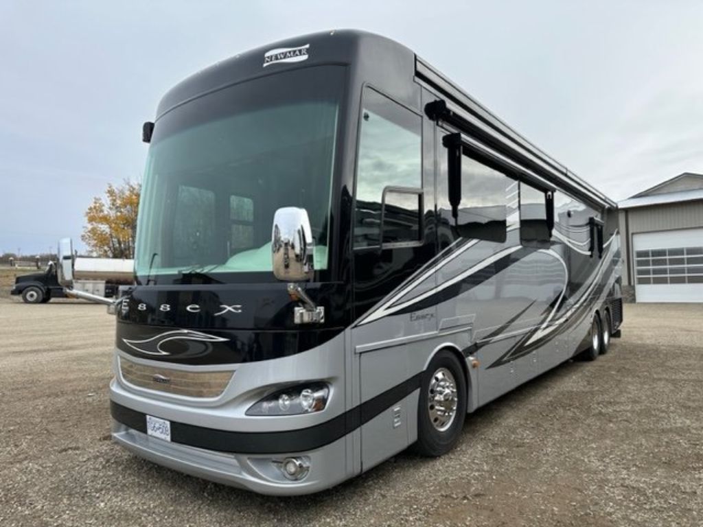 2012 Newmar Essex 4544 Class A RV With 2016 ATC Stacker Toy Hauler For Sale In Fort St John, British