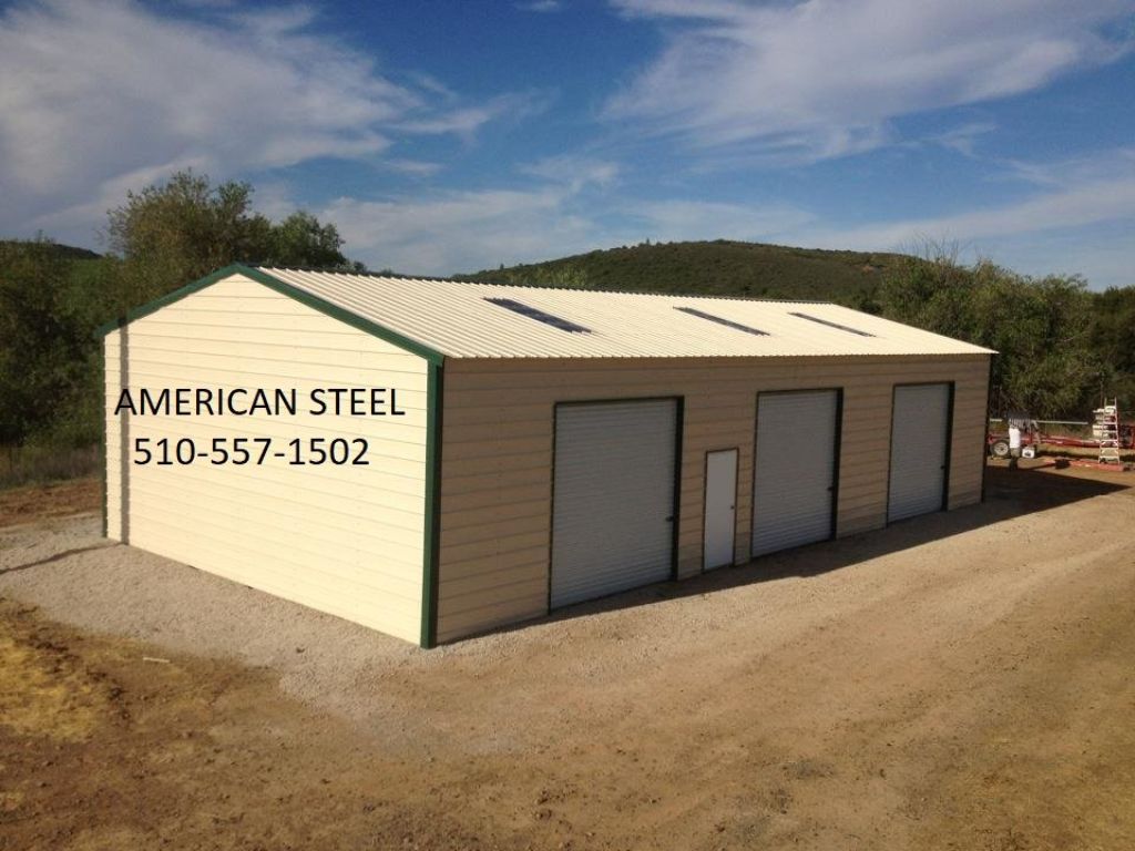 American Steel Metal Building Shops Garages Barns RV Boat & Car Covers