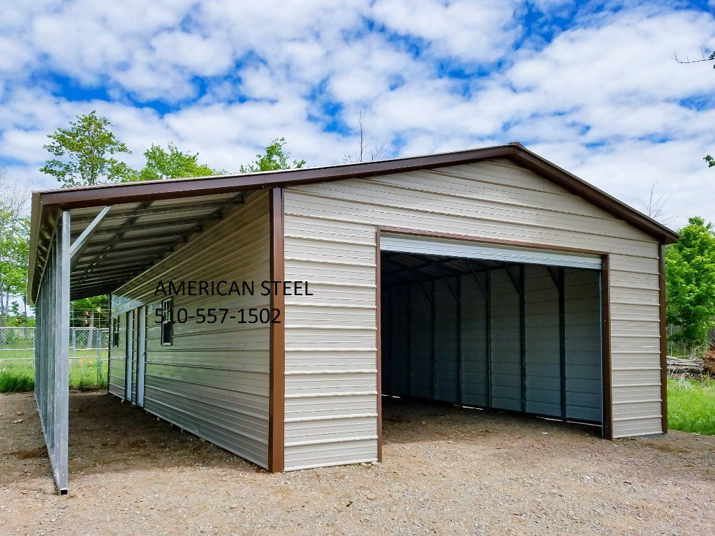 AMERICAN STEEL ALL METAL SHOP'S GARAGE'S RV BOAT & CAR COVER'S
