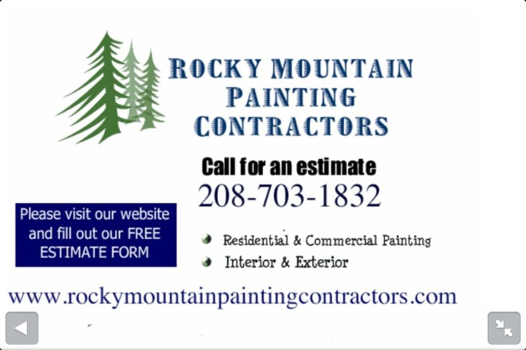 Painters boise idaho (208)703-1832 ∆ Rocky Mountain Painting Contractors ∆