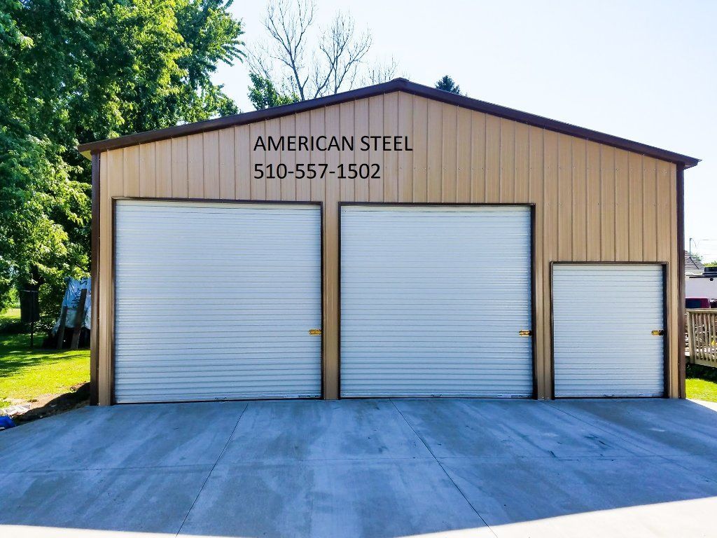 AMERICAN STEEL ALL METAL SHOP'S GARAGE'S RV BOAT & CAR COVER'S