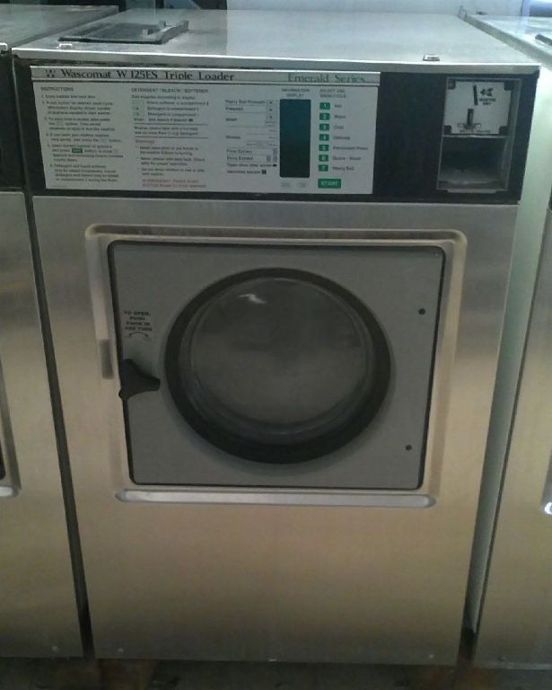 Good Condition Wascomat Front Load Washer W125 ES 220v 60Hz 3PH USED