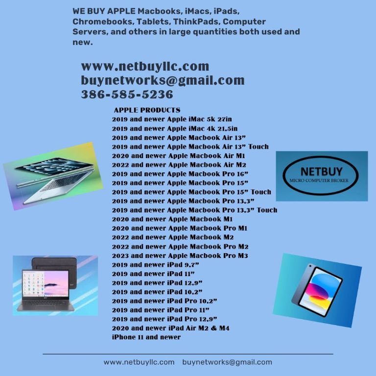 WE BUY USED & NEW COMPUTER SERVERS, NETWORKING, MEMORY-RAM, CPUs-PROCESSORS, DRIVES & STORAGE ARRAYS